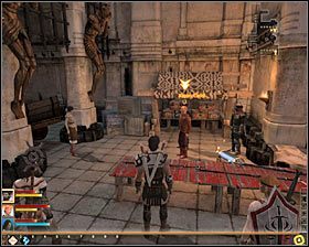 Athenril przebywa w północnej części lokacji [Dziedziniec Katowni] #1 (M2, 4) - Zniszczenie Lothering (3) | Questy główne - Prolog | Solucja Dragon Age II - Dragon Age II - poradnik do gry