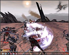 Po pokonaniu pierwszej grupy potworów czeka Cię krótka rozmowy z towarzyszem broni - Prolog | Questy główne - Prolog | Solucja Dragon Age II - Dragon Age II - poradnik do gry