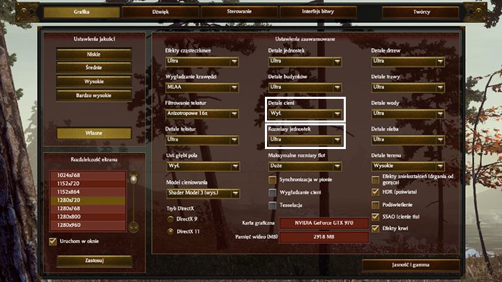 Przed rozpoczęciem rozgrywki warto zajrzeć do opcji - Ustawienia gry w Total War SHOGUN 2 - Total War: SHOGUN 2 - poradnik do gry