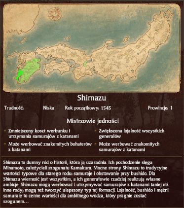 Dla początkujących polecam wybranie Shimazu - Nowa kampania w Total War SHOGUN 2 - Total War: SHOGUN 2 - poradnik do gry