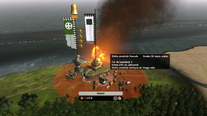 Każda prowincja może utrzymać się pod oblężeniem określoną ilość tur. - Podbój prowincji w Total War SHOGUN 2 | Polityka i wojsko - Total War: SHOGUN 2 - poradnik do gry