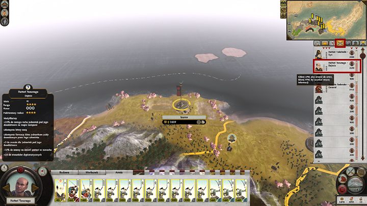 Choć nasze armie mogą walczyć pod dowództwem losowych kapitanów, to odradzam wysyłanie na front armii, której nie prowadzi generał - Generałowie w Total War SHOGUN 2 | Polityka i wojsko - Total War: SHOGUN 2 - poradnik do gry