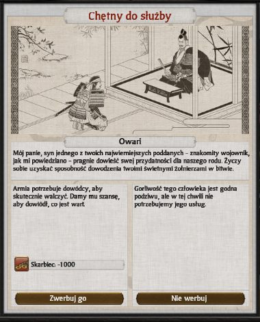 Tego typu wydarzenia dobrze wykorzystywać by zwiększyć ilość posiadanych generałów. - Generałowie w Total War SHOGUN 2 | Polityka i wojsko - Total War: SHOGUN 2 - poradnik do gry