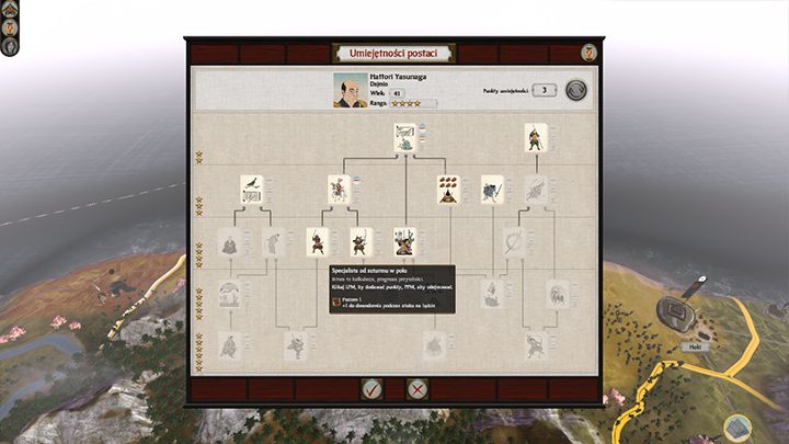 Generałowie zdobywają doświadczenie poprzez prowadzenie bitew (ważne, jeśli mamy dwóch generałów w jednej armii doświadczenie zdobywa tylko jeden z nich - ten którego trójwymiarowy model widzimy obok kart jednostek) - Generałowie w Total War SHOGUN 2 | Polityka i wojsko - Total War: SHOGUN 2 - poradnik do gry