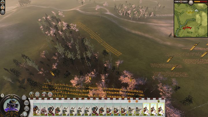 Dowodzenie jednostkami jest dosyć intuicyjne. - Dowodzenie wojskiem w Total War SHOGUN 2 | Bitwy - Total War: SHOGUN 2 - poradnik do gry