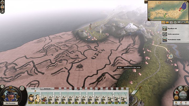 Początek rozgrywki tym klanem może być uciążliwy - miną wieki nim nasze wojska gdziekolwiek dotrą. - Date w Total War SHOGUN 2 | Klany - Total War: SHOGUN 2 - poradnik do gry