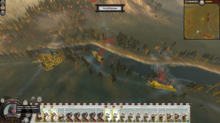 Oddziały przy brodach mają za zadanie tylko spowolnić natarcie wroga. - Kawanakajima (1561) w Total War SHOGUN 2 | Bitwy historyczne - Total War: SHOGUN 2 - poradnik do gry