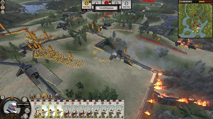 Ucieczka z płonącego zamku jest z pewnością czymś nietypowym. - Nagashima (1574) w Total War SHOGUN 2 | Bitwy historyczne - Total War: SHOGUN 2 - poradnik do gry