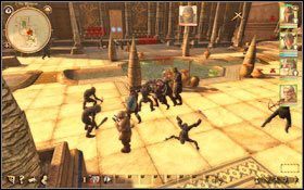 Po zakończeniu rozmowy z księżniczką, nie czekając ani chwili biegnij na dziedziniec - 4. Przerwana rozmowa | Zadania główne | Drakensang Phileassons Secret - Drakensang: Phileassons Secret - poradnik do gry