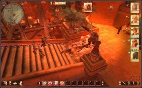 Podczas rozmowy z Nirtaną i Strażnikiem Wiedzy padną magiczne słowa, które pozwolą przypomnieć strażnikowi o wszystkim - 10. Upadek TieShianny | Zadania główne | Drakensang Phileassons Secret - Drakensang: Phileassons Secret - poradnik do gry