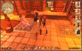 Pierwsze posiłki bezimiennego pojawią się już na schodach #1, a następnie przed drzwiami prowadzącymi do Sal wiedzy - 10. Upadek TieShianny | Zadania główne | Drakensang Phileassons Secret - Drakensang: Phileassons Secret - poradnik do gry