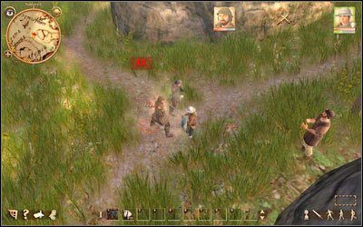 Tuż po dotarciu na miejsce zostaniesz jednak zaatakowany przez dwóch zbirów - Z1; Z2. Handlarka map i Poszukiwanie skarbów | Zadania poboczne - Drakensang: Phileassons Secret - poradnik do gry