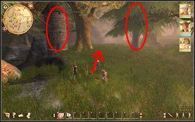 Musisz podążać według instrukcji na mapie - Z1; Z2. Handlarka map i Poszukiwanie skarbów | Zadania poboczne - Drakensang: Phileassons Secret - poradnik do gry