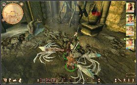 Kolejna komnata jest Salą iluzji (M6, 6), po wejściu do niej zostaniesz zaatakowany przez spore ilości pająków #1 - Z3. Potępiony duch | Zadania poboczne | Drakensang Phileassons Secret - Drakensang: Phileassons Secret - poradnik do gry