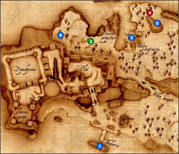 1 - M1; M2- Nadoret i Komora mytnicza Thurstein | Mapy - Drakensang: Phileassons Secret - poradnik do gry