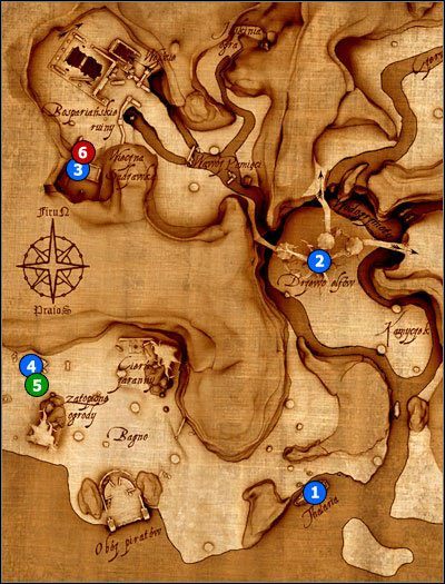 1 - M5; M6- Elfi las i Nawiedzone ruiny | Mapy | Drakensang Phileassons Secret - Drakensang: Phileassons Secret - poradnik do gry