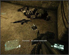 Kiedy zabijesz pierwszą grupę obcych, przejdź zrujnowanym tunelem do kolejnego wielkiego pomieszczenia - Nieśmiertelniki (1) | Znajdźki w Crysis 2 - Crysis 2 - poradnik do gry