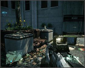Zejdź w jakikolwiek sposób na dół, a następnie przejdź na koniec ulicy wybrukowanej kostką - Nowojorskie pojazdy | Znajdźki w Crysis 2 - Crysis 2 - poradnik do gry
