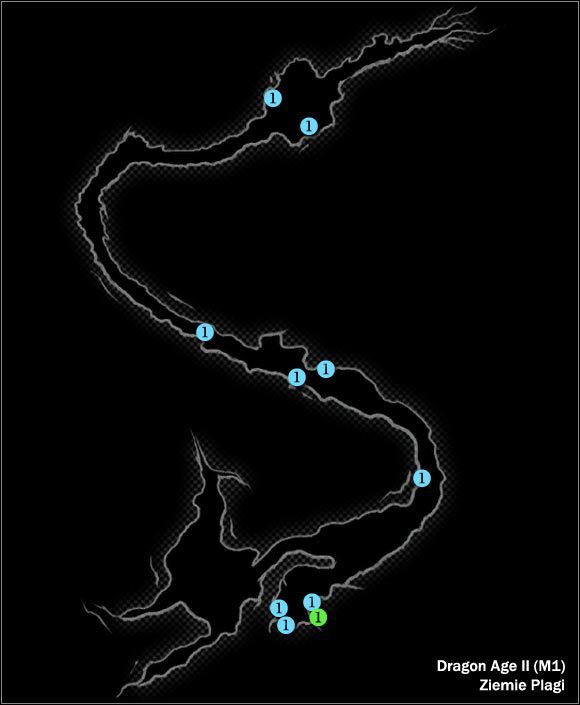 Typ lokacji: zamknięta - M1; M2- Ziemie Plagi i Dziedziniec Katowni | Mapy świata w Dragon Age II - Dragon Age II - poradnik do gry