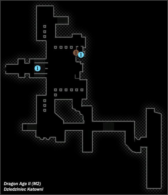 Typ lokacji: zamknięta - M1; M2- Ziemie Plagi i Dziedziniec Katowni | Mapy świata w Dragon Age II - Dragon Age II - poradnik do gry