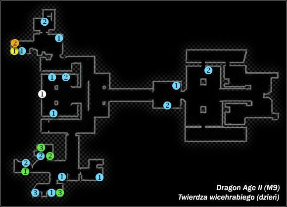 Typ lokacji: otwarta - M9; M10; M11- Twierdza wicehrabiego i Rozdarty Grzbiet - Miejsce zasadzki | Mapy świata - Dragon Age II - poradnik do gry