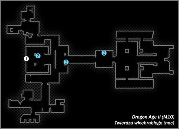 Typ lokacji: zamknięta - M9; M10; M11- Twierdza wicehrabiego i Rozdarty Grzbiet - Miejsce zasadzki | Mapy świata - Dragon Age II - poradnik do gry