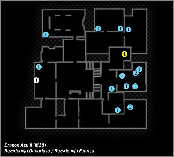 Typ lokacji: zamknięta - M17; M18- Koszary i Rezydencja Danariusa-Fenrisa | Mapy świata w Dragon Age II - Dragon Age II - poradnik do gry