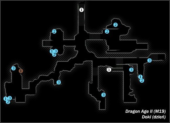 Typ lokacji: otwarta - M19; M20- Doki (dzień i noc) | Mapy świata w Dragon Age II - Dragon Age II - poradnik do gry
