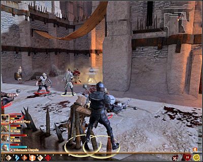 Jeżeli zdecydujesz się na przemierzanie ulic Doków nocą, to musisz się liczyć z tym, że w niektórych miejscach będziesz atakowany przez dość liczne grupy cwaniaków podcinaczy - M19; M20- Doki (dzień i noc) | Mapy świata w Dragon Age II - Dragon Age II - poradnik do gry