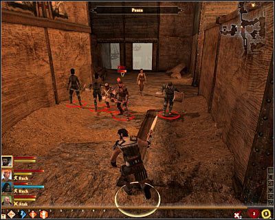 W przeciwieństwie do Górnego Miasta, Dolnego Miasta oraz Doków, gdzie bandyci pojawiali się jedynie po zmroku, w trakcie eksploracji Mrokowiska możesz na nich wpadać niezależnie od pory dnia - M23- Mrokowisko | Mapy świata w Dragon Age II - Dragon Age II - poradnik do gry