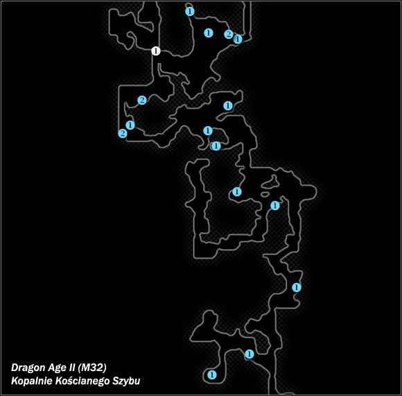 Typ lokacji: zamknięta - M32; M33- Kopalnie Kościanego Szybu i Katownia | Mapy świata w Dragon Age II - Dragon Age II - poradnik do gry