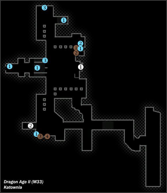 Typ lokacji: otwarta - M32; M33- Kopalnie Kościanego Szybu i Katownia | Mapy świata w Dragon Age II - Dragon Age II - poradnik do gry