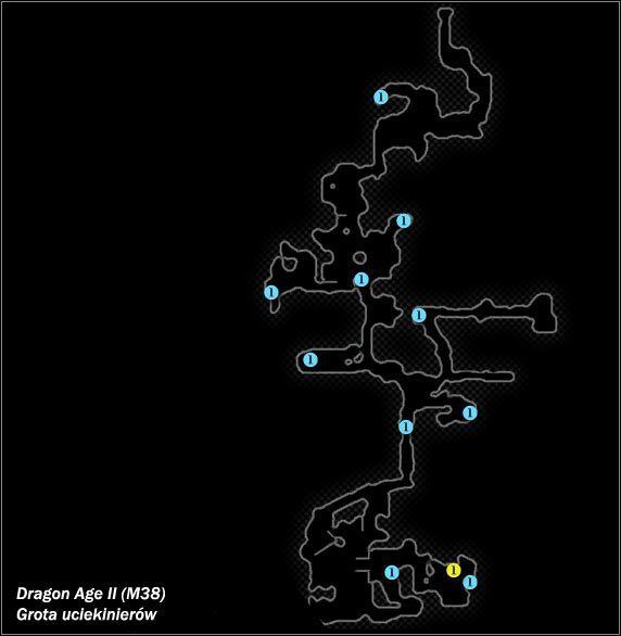 Typ lokacji: zamknięta - M38; M39- Grota uciekinierów i Jaskinia Tal Vashoth | Mapy świata - Dragon Age II - poradnik do gry