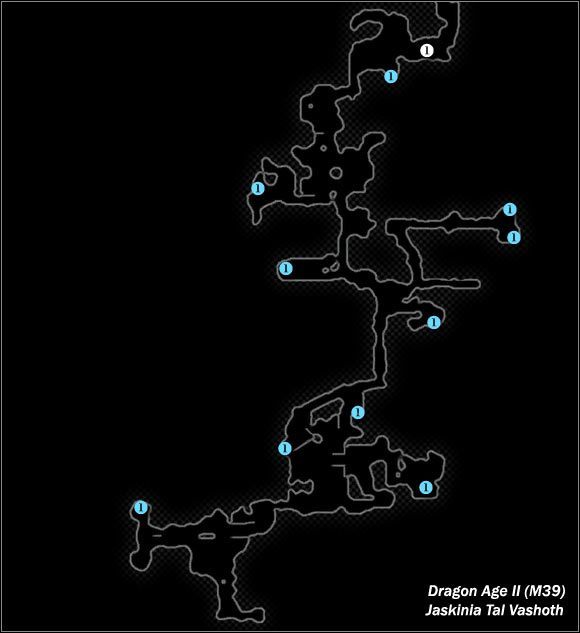 Typ lokacji: zamknięta - M38; M39- Grota uciekinierów i Jaskinia Tal Vashoth | Mapy świata - Dragon Age II - poradnik do gry