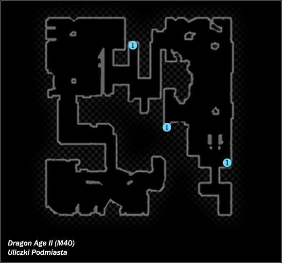 Typ lokacji: zamknięta - M40; M41- Uliczki Podmiasta i Przełęcz w Górach Vimmark | Mapy świata - Dragon Age II - poradnik do gry