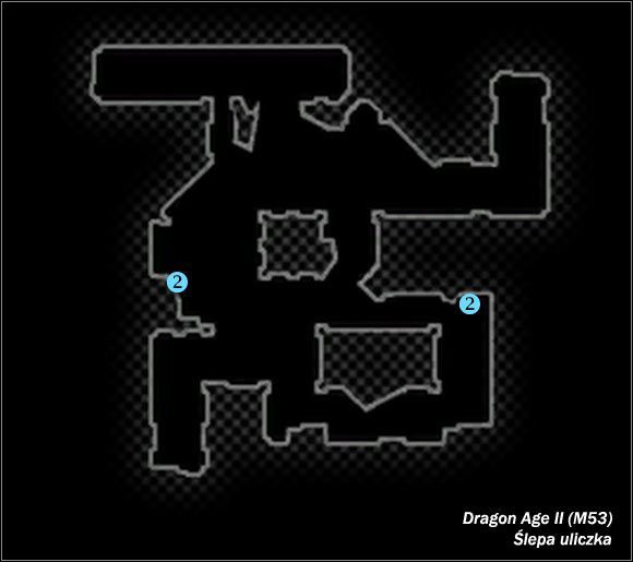 Typ lokacji: zamknięta - M52; M53- Posiadłość DuPuisa i Ślepa uliczka | Mapy świata w Dragon Age II - Dragon Age II - poradnik do gry