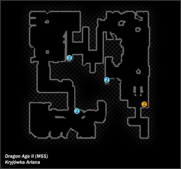 Typ lokacji: zamknięta - M54; M55- Okolice Kirkwall i Kryjówka Arlana | Mapy świata w Dragon Age II - Dragon Age II - poradnik do gry