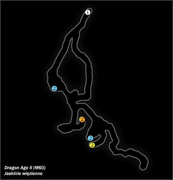 Typ lokacji: zamknięta - M60; M61- Jaskinie więzienne i Kryjówka łowców niewolników | Mapy świata - Dragon Age II - poradnik do gry