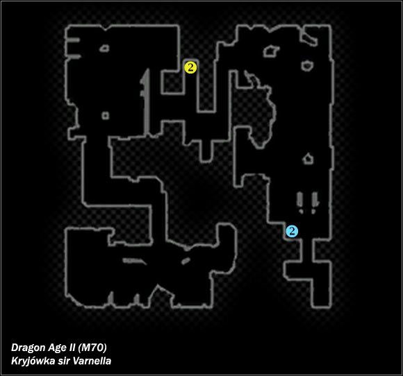 Typ lokacji: zamknięta - M70; M71- Kryjówka sir Varnella i Mroczna kuźnia | Mapy świata w Dragon Age II - Dragon Age II - poradnik do gry