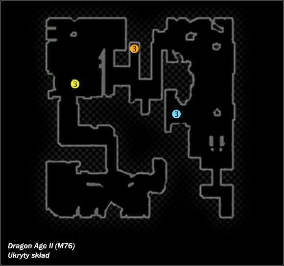 Typ lokacji: zamknięta - M76; M77- Ukryty skład i Kanały | Mapy świata w Dragon Age II - Dragon Age II - poradnik do gry