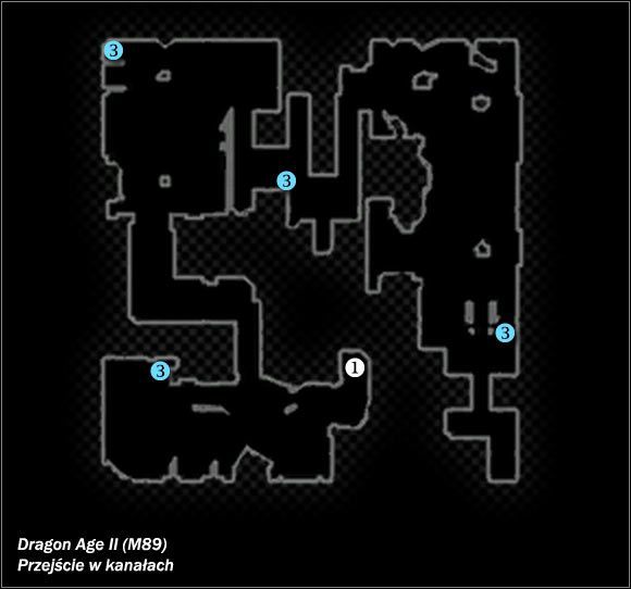 Typ lokacji: zamknięta - M88; M89- Rezydencja de Launcetów i Przejście w kanałach | Mapy świata - Dragon Age II - poradnik do gry