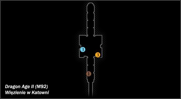 Typ lokacji: zamknięta - M92; M93- Więzienie w Katowni i Śledztwo Emeryka | Mapy świata w Dragon Age II - Dragon Age II - poradnik do gry