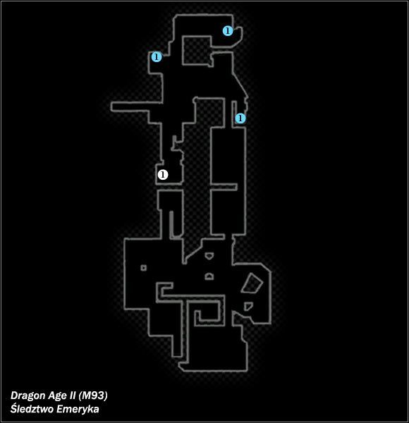 Typ lokacji: zamknięta - M92; M93- Więzienie w Katowni i Śledztwo Emeryka | Mapy świata w Dragon Age II - Dragon Age II - poradnik do gry