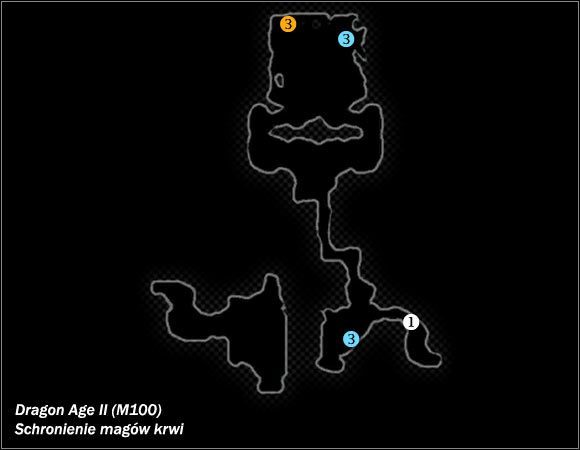 Typ lokacji: zamknięta - M98; M99; M100 - Podziemne przejście; Ukryty kanał i Schronienie magów krwi | Mapy świata - Dragon Age II - poradnik do gry