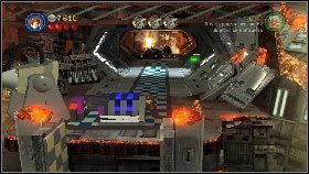 Na niebiesko-białym chodniku pojawi się generatora - Hrabia Dooku (2) | Tryb fabularny | LEGO Star Wars III The Clone Wars - LEGO Star Wars III: The Clone Wars - poradnik do gry