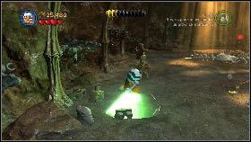 Po znalezieniu wszystkich kawałków ustaw je na podstawkach na ścianie z lewej [1] - Hrabia Dooku (4) | Tryb fabularny | LEGO Star Wars III The Clone Wars - LEGO Star Wars III: The Clone Wars - poradnik do gry