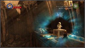 Po znalezieniu się na szczycie ułóż z klocków na ziemi szachową drogę [1], a następnie przepchnij po niej posąg [2] - Hrabia Dooku (5) | Tryb fabularny | LEGO Star Wars III The Clone Wars - LEGO Star Wars III: The Clone Wars - poradnik do gry