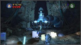 Następnie stań w niebieskim okręgu i zaatakuj kolejny filar [1] - Hrabia Dooku (5) | Tryb fabularny | LEGO Star Wars III The Clone Wars - LEGO Star Wars III: The Clone Wars - poradnik do gry