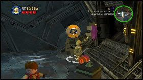 Umocuj ją w panelu z prawej strony drzwi i użyj na niej haka Padme [1] - Generał Grievous (4) | Tryb fabularny | LEGO Star Wars III The Clone Wars - LEGO Star Wars III: The Clone Wars - poradnik do gry