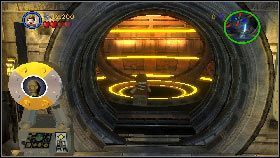 Po przełączeniu się na drugą drużynę kontynuuj marsz w głąb korytarza - Generał Grievous (4) | Tryb fabularny | LEGO Star Wars III The Clone Wars - LEGO Star Wars III: The Clone Wars - poradnik do gry